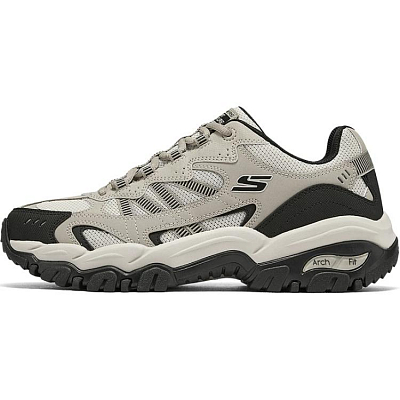 Skechers OUTDOOR MENS Breathable Support Rebound Low top Hiking Shoes Men's Gray