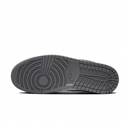 Jordan Air Jordan 1 Anti-Slip Wear-Resistant Low-Top Vintage Basketball Shoes Unisex Black Gray