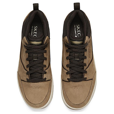 Skechers Court Classics Low Top Skateboard Shoes Men's Wheat