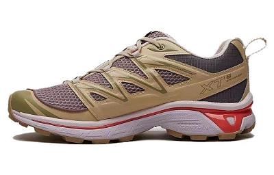 SIZE x SALOMON XT 6 Shock Absorbers Low Top Outdoor Shoes Men's Yellow Red Gray