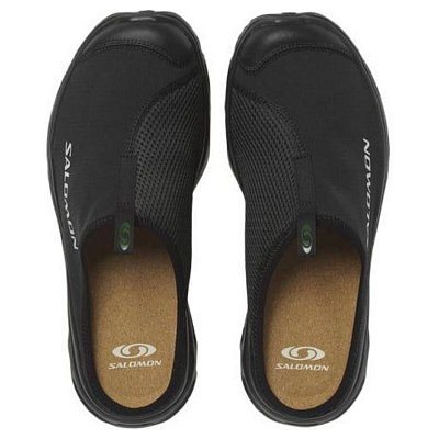 SALOMON RX Slide 3.0 Abrasion-Resistant Slip-Resistant Wrap-toe Slippers Unisex Black
