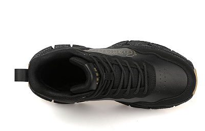 JEEP SPIRIT Thermal Abrasion Resistant Slip Resistant Short Outdoor Boots Men's Black