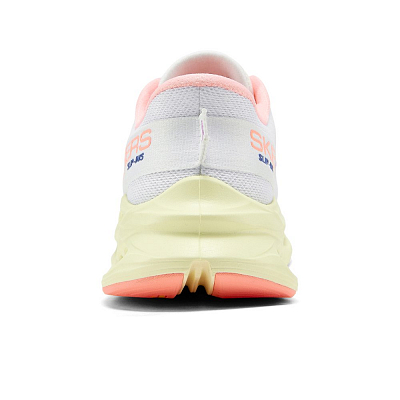 Skechers Slip ins Breathable Support Abrasion Resistant Low Top Running Shoes Women's White Pink