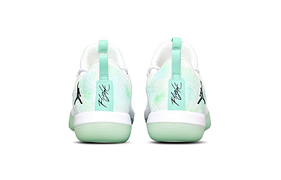 Jordan Super.Fly 1 Cushioning Balance Low Top Performance Basketball Shoes Men's White Green