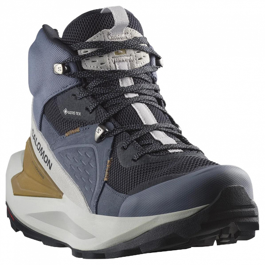 SALOMON Elixir Support Mid-Top Trekking Shoes Men's Gray купить в интернет-магазине Yoocart с быстрой доставкой по России.