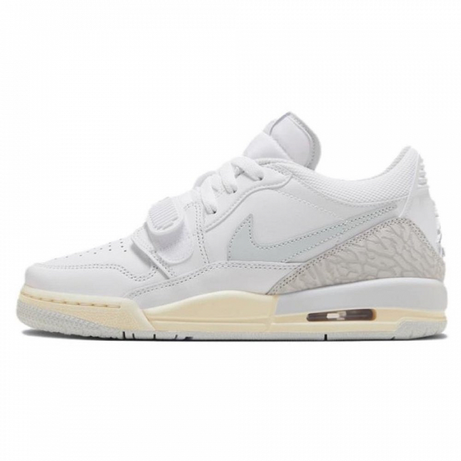 Jordan Legacy 312 Sunbeauty Puppy Slip-Resistant Cushioning Low-Top Vintage Basketball Shoes Women's Yellow White купить в интернет-магазине Yoocart с быстрой доставкой по России.