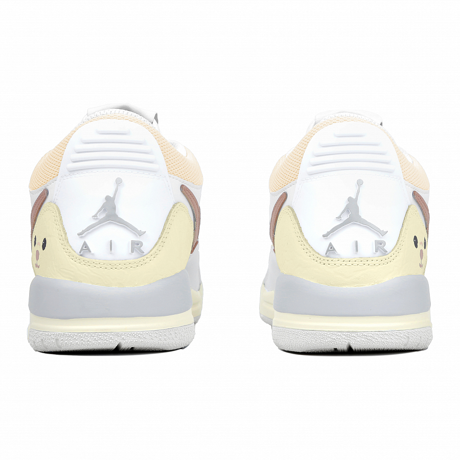 Jordan Legacy 312 Sunbeauty Puppy Slip-Resistant Cushioning Low-Top Vintage Basketball Shoes Women's Yellow White купить в интернет-магазине Yoocart с быстрой доставкой по России.