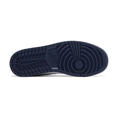 Jordan Air Jordan 1 Slip-Resistant Low-Top Vintage Basketball Shoes Men's Blue