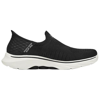 Skechers GO WALK 7 Low Top Casual Shoes Men's Black White