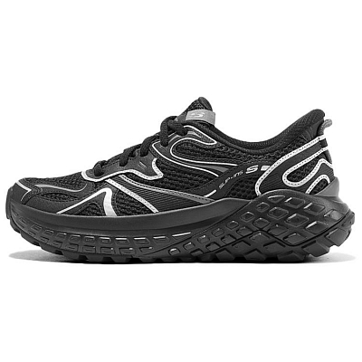 Skechers Sport Abrasion Resistant Low Top Chunky Sneakers Women's Black