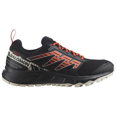 SALOMON Anti Slip Wear Resistant Low Top Outdoor Shoes Men's Black