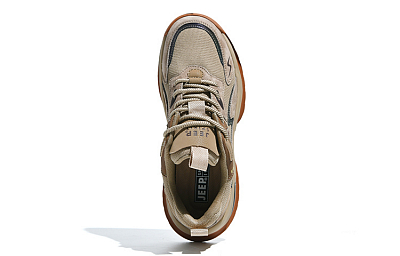 JEEP SPIRIT Low Top Casual Shoes Men's Natural Deer