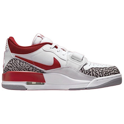 Jordan Legacy 312 Low White Cement Gym Red Women's