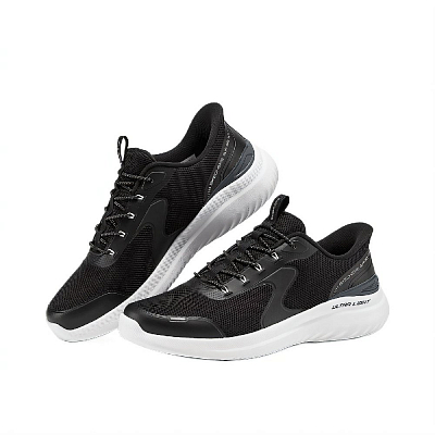Skechers SPORT MENS Abrasion-Resistant Low-Top Casual Shoes Men's Black