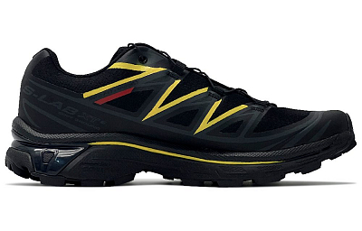 SALOMON XT-6 Slip-Resistant Low-Top Trail Running Running Shoes Unisex Black