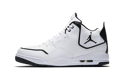 Jordan Courtside 23 Cushioned Slip-Resistant Mid-Top Vintage Basketball Shoes Men's Sky Blue