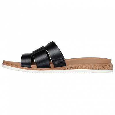 Skechers Slide Slippers Women's Black Brown