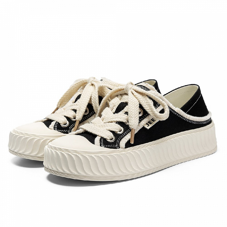 JEEP SPIRIT Low Top Canvas Shoes Women's Ecru купить в интернет-магазине Yoocart с быстрой доставкой по России.