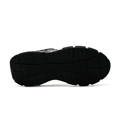 JEEP SPIRIT Low Top Chunky Sneakers Men's Graphite Black