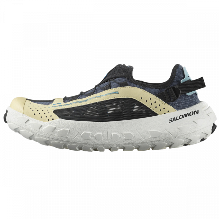 SALOMON SOLAMPHIBIAN Slip Resistant Abrasion Resistant Low top Casual Shoes Men's Gray Blue/Yellow/Blue купить в интернет-магазине Yoocart с быстрой доставкой по России.
