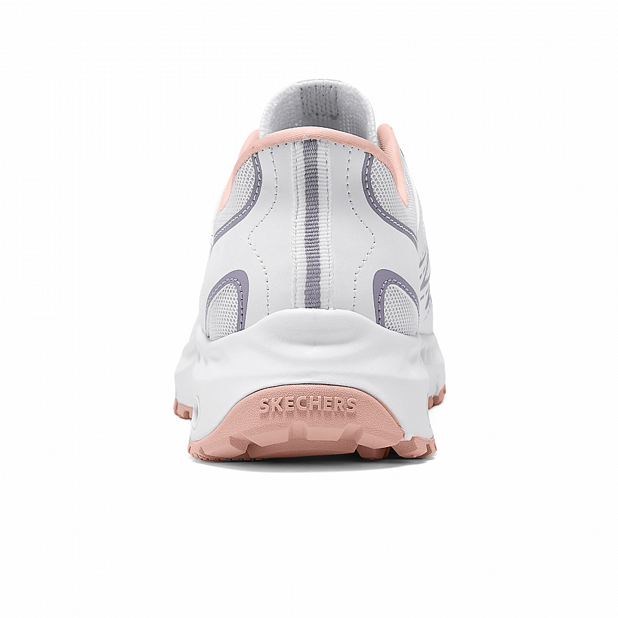 Skechers OUTDOOR Breathable Support Rebound Low Top Casual Shoes Women's White Purple купить в интернет-магазине Yoocart с быстрой доставкой по России.