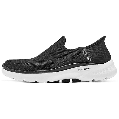 Skechers Slip Ins Low Top Casual Shoes Women's Black White