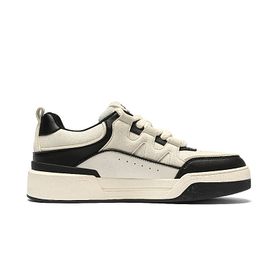 JEEP SPIRIT Low Top Skateboard Shoes Men's Shuffleboard White