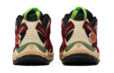 SALOMON XA Pro 3D ADV Anti-Slip Wear-Resistant Low-Top Hiking Shoes Unisex Brown Red