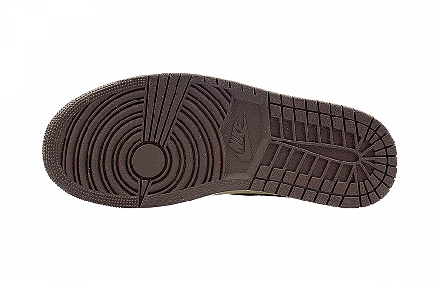 Jordan Air Jordan 1 Mid-Top Vintage Basketball Shoes Men's Black Beige Brown купить в интернет-магазине Yoocart с быстрой доставкой по России.