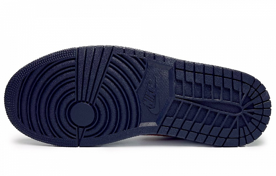 Jordan Air Jordan 1 Vintage Basketball Shoes Men Low Top Blue/Black купить в интернет-магазине Yoocart с быстрой доставкой по России.