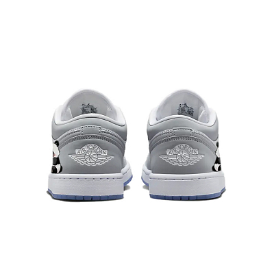 Jordan Air Jordan 1 Vintage Basketball Shoes Women's Low Top White/Gray