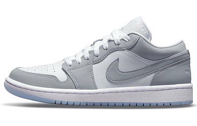 Jordan Air Jordan 1 Taro Paste Stars Anti-Slip Wear-Resistant Low-Top Vintage Basketball Shoes Women's Purple White
