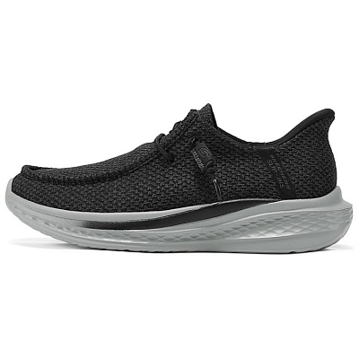 Skechers Slip Ins Low Top Casual Shoes Men's Black Gray