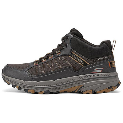 Skechers Go Run Trail Low Top Running Shoes Men's Brown