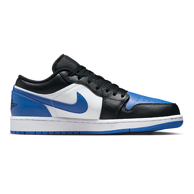 Jordan Air Jordan 1 Durable Breathable Low-Top Vintage Basketball Shoes Men's Blue White