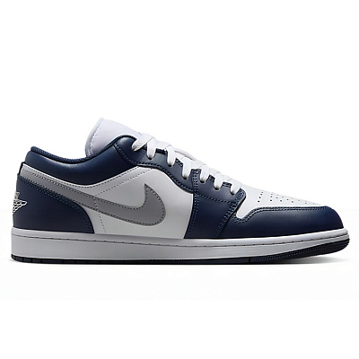 Jordan Air Jordan 1 Vintage Basketball Shoes Men Low Top White/Blue