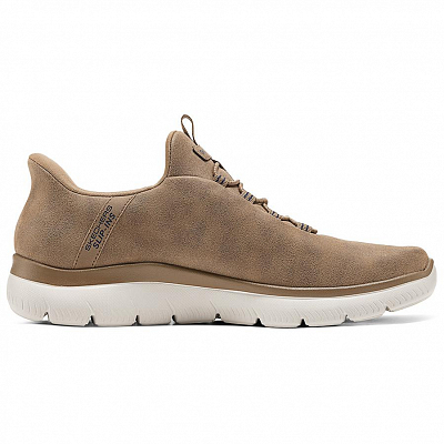Skechers Slip Ins Low Top Casual Shoes Men's Brown