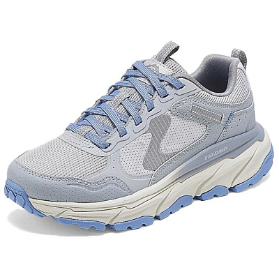 Skechers D'LUX JOURNEY Low top Mountaineering Shoes Women's Gray Blue