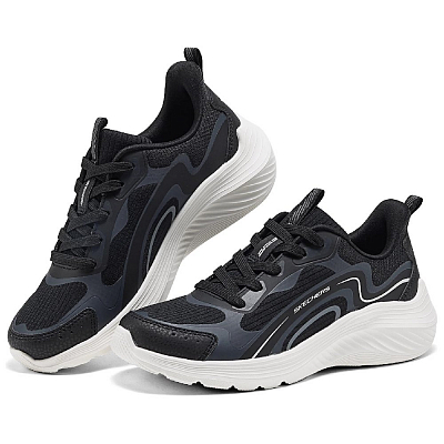 Skechers Low Top Casual Shoes Women's Black White