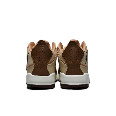Jordan Courtside 23 Anti-Slip Wear-Resistant Mid-Top Vintage Basketball Shoes Unisex Brown