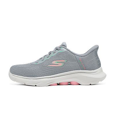 Skechers Slip Ins Low Top Casual Shoes Women's Gray