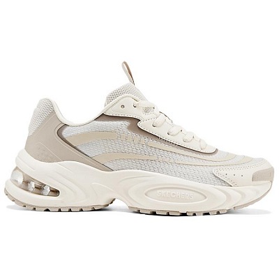 Skechers Street Cushioning, Wear Resistant Low Top Chunky Sneakers Women's Beige