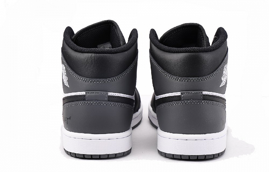 Jordan Air Jordan 1 Slip-Resistant Coverage Low-Top Vintage Basketball Shoes Unisex Black Gray купить в интернет-магазине Yoocart с быстрой доставкой по России.