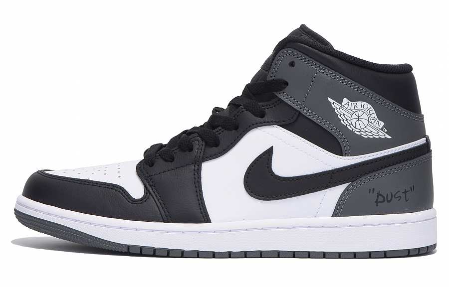 Jordan Air Jordan 1 Slip-Resistant Coverage Low-Top Vintage Basketball Shoes Unisex Black Gray купить в интернет-магазине Yoocart с быстрой доставкой по России.