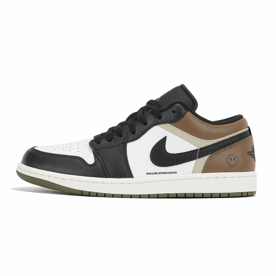 Jordan Air Jordan 1 Wear-Resistant Low-Top Vintage Basketball Shoes Unisex Coffee купить в интернет-магазине Yoocart с быстрой доставкой по России.