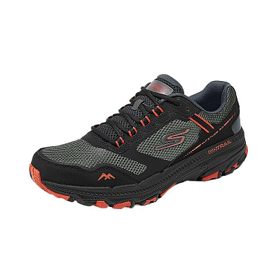 Skechers GO RUN Trail Altitude 2.0 Cushioning Low-Top Running Shoes Men's Black Orange