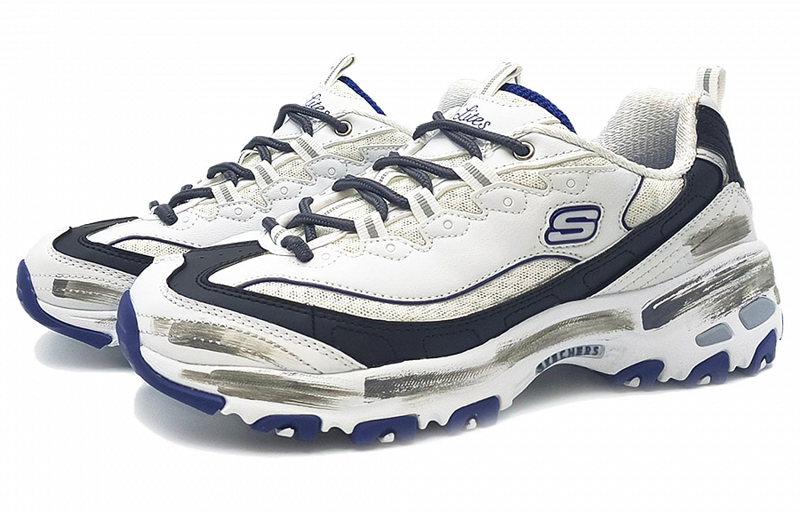 Skechers D'LITES 1.0 Low Top Chunky Sneakers Women's White купить в интернет-магазине Yoocart с быстрой доставкой по России.