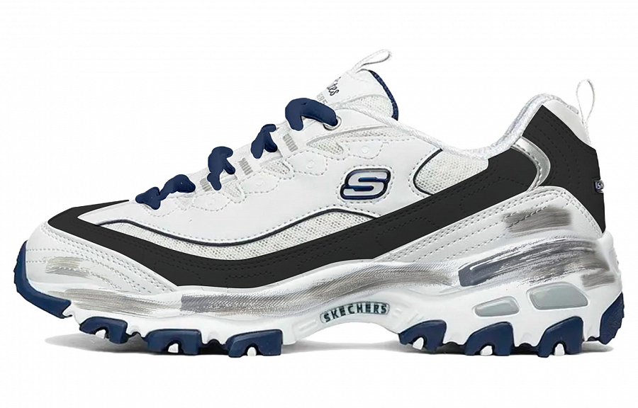 Skechers D'LITES 1.0 Low Top Chunky Sneakers Women's White купить в интернет-магазине Yoocart с быстрой доставкой по России.