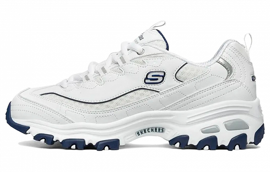 Skechers D'LITES 1.0 Low Top Chunky Sneakers Women's White купить в интернет-магазине Yoocart с быстрой доставкой по России.
