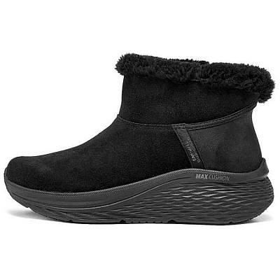 Skechers Slip Ins Warm And Wear-Resistant Short Snow Boots Women's Black